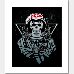 Skull Cosmonaut Posters and Art